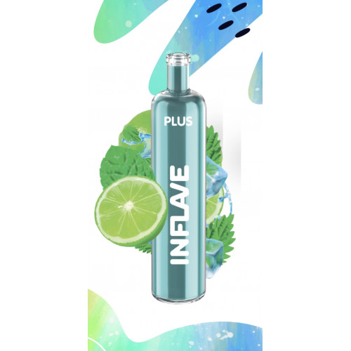 Электронная сигарета Inflave Plus 2200 затяжек Лайм Мохито